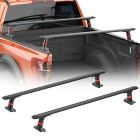 Tmy.wg073 Tokmowin Extendable Heavy Duty Luggage Cargo Truck Rack Bed For Tonneau Cover Black