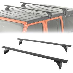 Wg027 Tokmowin 2pcs Cross Bar Roof Rack For Jeep Wrangler Jk Jl Gladiator Jt 2007-2024 Used