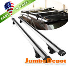 Top Bar Us Rack Rail " Alu Universal Silver Roof Side 55 Luggage Carrier Cross
