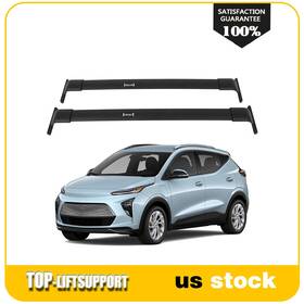 Tl111384041402s Top-liftsupport Roof Rack Cross Bar 2022-23 Fits Chevrolet Bolt Euv Luggage Cargo Carrier Blk