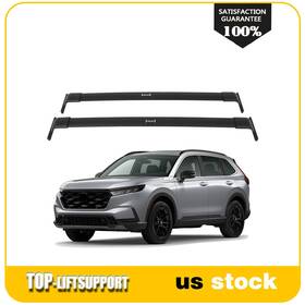 Tl111389041406s Top-liftsupport 2023 For Honda Crv Cr-v Luggage Cargo Carrier Black Roof Rack Cross Bar