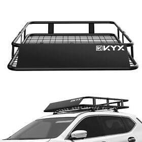 Jin769946 Top Universal Travel Roof Rack Basket Luggage Carrier Cargo Holder Suv Truck Car