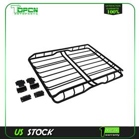 Ta13525at796ps Topcn-autoparts Black Universal Steel Roof Rack Basket L64 Inch X W36.6 H5.9 Heavy-duty New