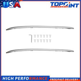 Ap10660401l Topoint 2x Silver Car Aluminum Roof Rack For 2017-2022 Honda Crv Cr-v Side Rail Cargo