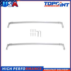 Ap10660801l Topoint 2x High Quality Luggage Carrier Bar Luggae 14-21 For Infiniti Qx60 Jx35 Silver