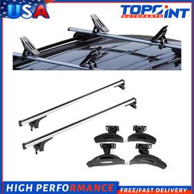 Ap833281101l Topoint For Silver 50 Inch Universal Top Roof Rack 2ps Cross Bar Set And Kayak Cargo