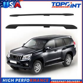 E13105cp096s Topoint For 2003-2009 Toyota Prado 120 Roof Rack Side Rail Set Aluminum Luggage Carrier