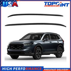 E13108cp094s Topoint Roof Rack Side Rail Set For 2023 Honda Crv Cr-v Black Aluminum Luggage Carrier