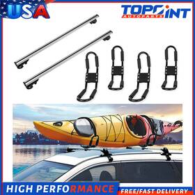 Le83814101le Topoint For 2014-2018 Jeep Cherokee Aluminum Cargo Top Roof Rack Cross Bar And Kayak
