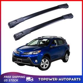 To10403at596p Topower 2pcs For 13-16 Toyota Rav4 Top Roof Rack Cross Bar Black Bars