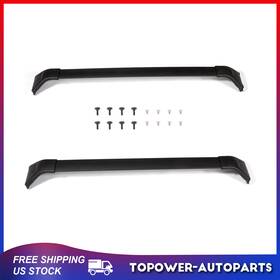 To10653at626p Topower For Mazda Cx-5 Cx5 2017-2018 Roof Rack Cross Bar Black Aluminum Carrier