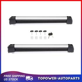 To10662at585p Topower Ramp King Roof Rack Top Mount Rail With Lock For Fishing Rod Ski Snowboard Carrier