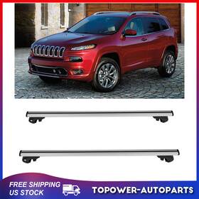To10667as609p Topower For Jeep Cherokee 14-20 Roof Rack Cross Bars Set Luggage Carrier With Lock Key