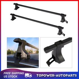 To10680as581p Topower 48 Inch Adjustable Roof Rack Cross Bar Set For Universal Car Cargo Luggage Carrier