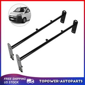 To10901at907p Topower Universal Adjustable Van Ladder Luggage Roof Rack 2 Bar For Ford Chevy Gmc
