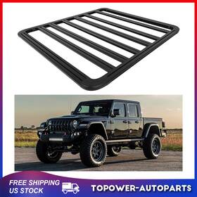 To11141at397p Topower Roof Rack Cargo Basket For 2018-2023 Jeep Gladiator Carrier Super Duty