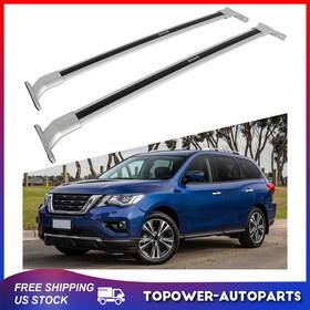 To11768at687p Topower Fits 13-18 Nissan Pathfinder Roof Rack Cross Bar Silver Aluminum Luggage Carrier