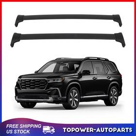 To11814at288p Topower For Honda Pilot 2023 2024 Roof Rack Cross Bars Luggage Carrier Black