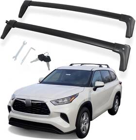 To12907at980p Topower Roof Rack Cross Bar Luggage Cargo Carrier For 2020-2023 Toyota Highlander L And Le