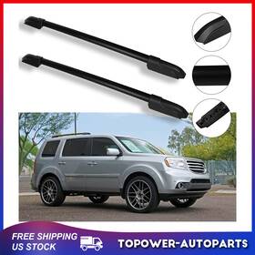 To16083as838p Topower For Honda Pilot 2009-2015 Top Roof Rack Side Rails Set Cargo Luggage Carrier