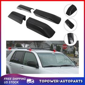 To16088as824p Topower For Toyota 4runner N210 2010-2020 Roof Rack Bar Rail End Cover Shell Cap 4pcs