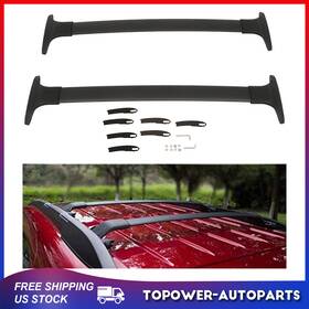 To16674as324p Topower For Ford Ecosport 2013-2022 Roof Rack Cross Bar Cargo Luggage Carrier Black