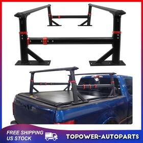 To17014at685p Topower Adjustable Ladder Rack Truck Bed Universal Luggage Cargo Carrier Pickup