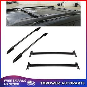 Topower To83396at250p For Toyota Highlander 08-13 Top Roof Rack Cross Bars Side Rails Set