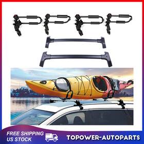 To83821at175p Topower For Chevy Traverse 2009-2017 Black Roof Rack Cross Bar Set Kayak