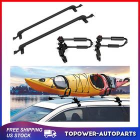 To83824at172p Topower Universal 48 Inch -54 Adjustable Roof Rack Cross Bar With Lock Kayak Carrier