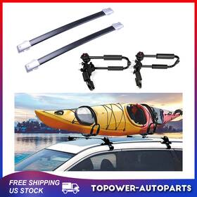 To83836at149p Topower Fits 2010-2019 Lexus Gx460 Roof Rack Cross Bar Aluminum Rail Kayak Foldable