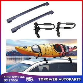 To83842at153p Topower Roof Rack Cross Bar Rooftkayak For 14-19 Subaru Forester/impreza/crosstrek