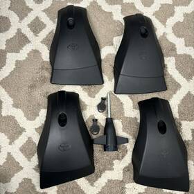 Pa6-gf30 Toyota Prius Roof Cross Bars Covers Only Lock Set Key Genuine Oem