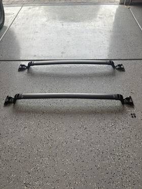Pt767-0c660 Toyota Oem 2023 Sequoia Roof Rack Cross Bars Black