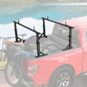 C1570v04 Trumgeta C1570/c1570v04 900 Lbs Adjustable Aluminum Truck Ladder Rack For Ford F150 Silverado Ram Sierra