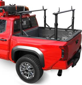 C1570v05 Trumgeta C1570v01/c1570v05 800 Lbs Adjustable Truck Bed Ladder Rack For Toyota Tacoma And Jeep Gladiator Alu