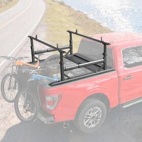 C1570v06 Trumgeta Truck Bed Rack With Side Bar For F150 Silverado Ram Sierra T-slot Tonneau Covers