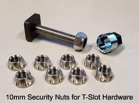 Tuff Stuff Overland 810017131440 10mm Security Nuts For Tents W T-slot Hardware
