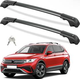 Fy88-2-09 Tuyoung Roof Rack Cross Bars 220lb For Vw Tiguan 2018 2026 And Taos 2022 Lockable