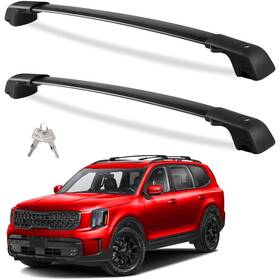 Ty4-8868 Tuyoung 220lbs Lockbale Roof Rack Cross Bars Compatible With Kia Telluride 2023 2024