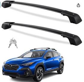 Ty4-8893 Tuyoung Lockable 220lbs Roof Rack Cross Bars Compatible With Subaru Crosstrek 2024