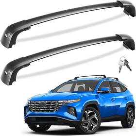 Ty4-a102 Tuyoung Lockable Roof Rack Cross Bars For Hyundai Tucson 2016-2025 220lbs Load
