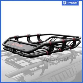 Tg-rk1b976b Tyger Roof Mounted Cargo Basket Carrier Rack Super Duty - L52 Inch Xw41.3 Xh8.3