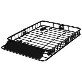 Uimoso 199413562035 Roof Rack Cargo Basket 200 Lbs 51 Inch X36 X5 For Suv Truck With Luggage Bag