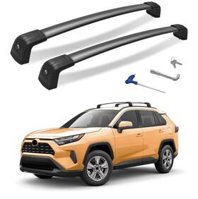 Hj-rb033 Uimoso Roof Rack Crossbar For Toyota Rav4 2020-2023 Aluminum With Lock 2 Pcs 300lbs