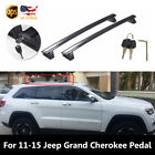 Unbranded 2pcs For 2011-2015 Jeep Grand Cherokee Black Top Roof Rack Cross Bar Aluminum Oe 603253963513