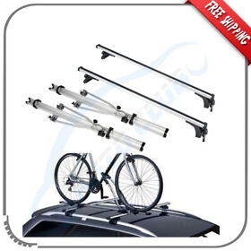 App108308aut Universal Silver 50inch Roof Rack Cross Bar Bike Bicycle
