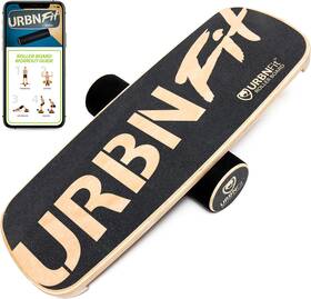 Urbnfit 653829996872 Wooden Balance Board Trainer For Skateboard Hockey And Surf Training