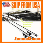 Us Rail Cross Universal Carrier Bar Set Aluminum Roof Rack Silver Car Top 55 1