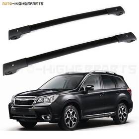 10528994 Usdeals For 2009-2013 Subaru Forester Front Rear Roof Rack Cross Bar Aluminum